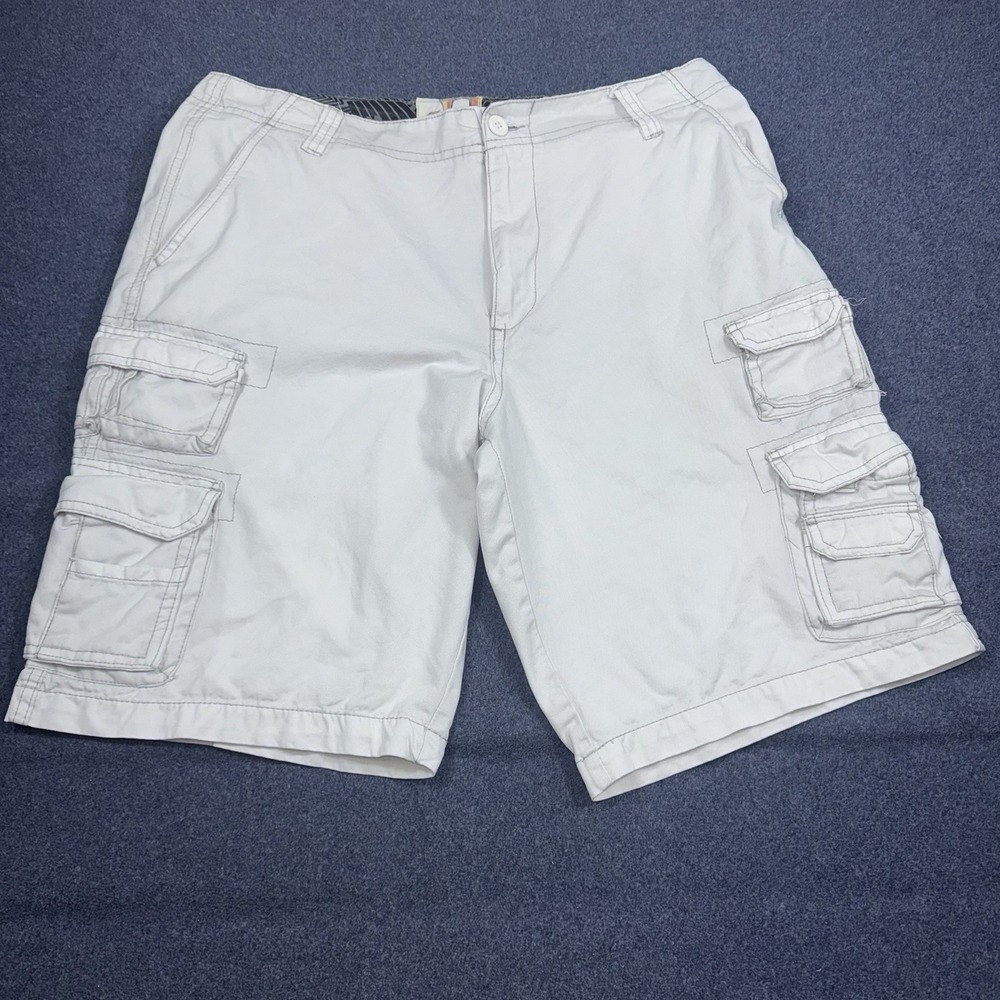 Vintage Ocean Pacific OP Shorts Mens 38 Cargo Y2K Baggy Skater Surf Beach